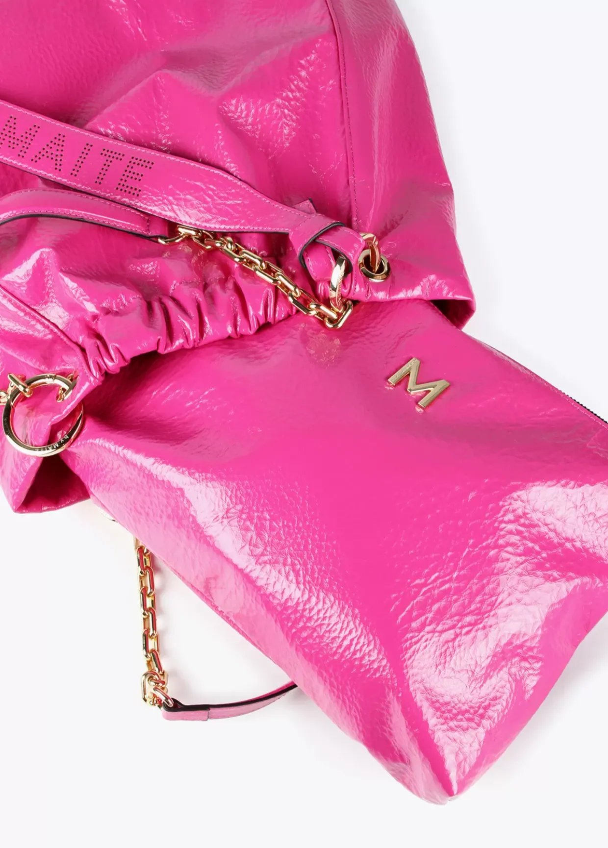 Bolso shopper brillante