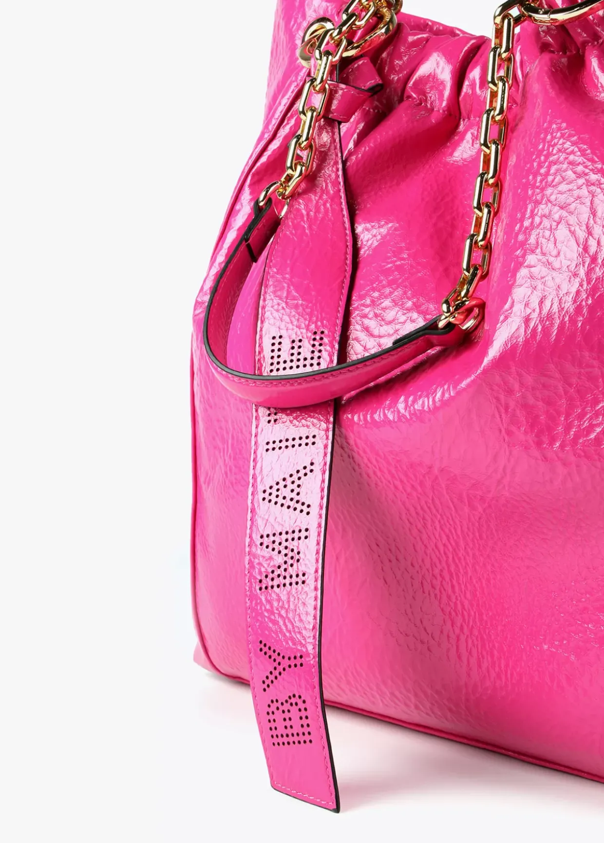 Bolso shopper brillante