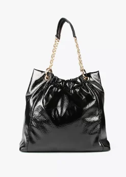 Bolso shopper brillante