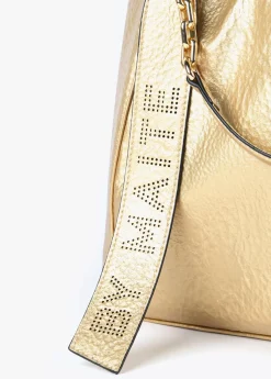 Bolso shopper brillante