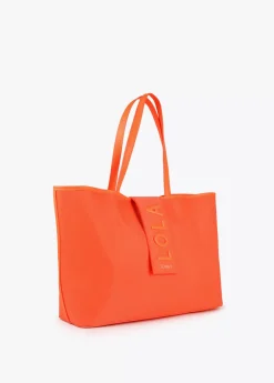 Bolso shopper nylon fluor