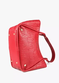 Bolso tipo shopper grabado