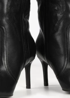 Bota cowboy de caña alta