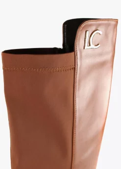 Bota mosquetera alta con tacón | Calzado | Lola Casademunt