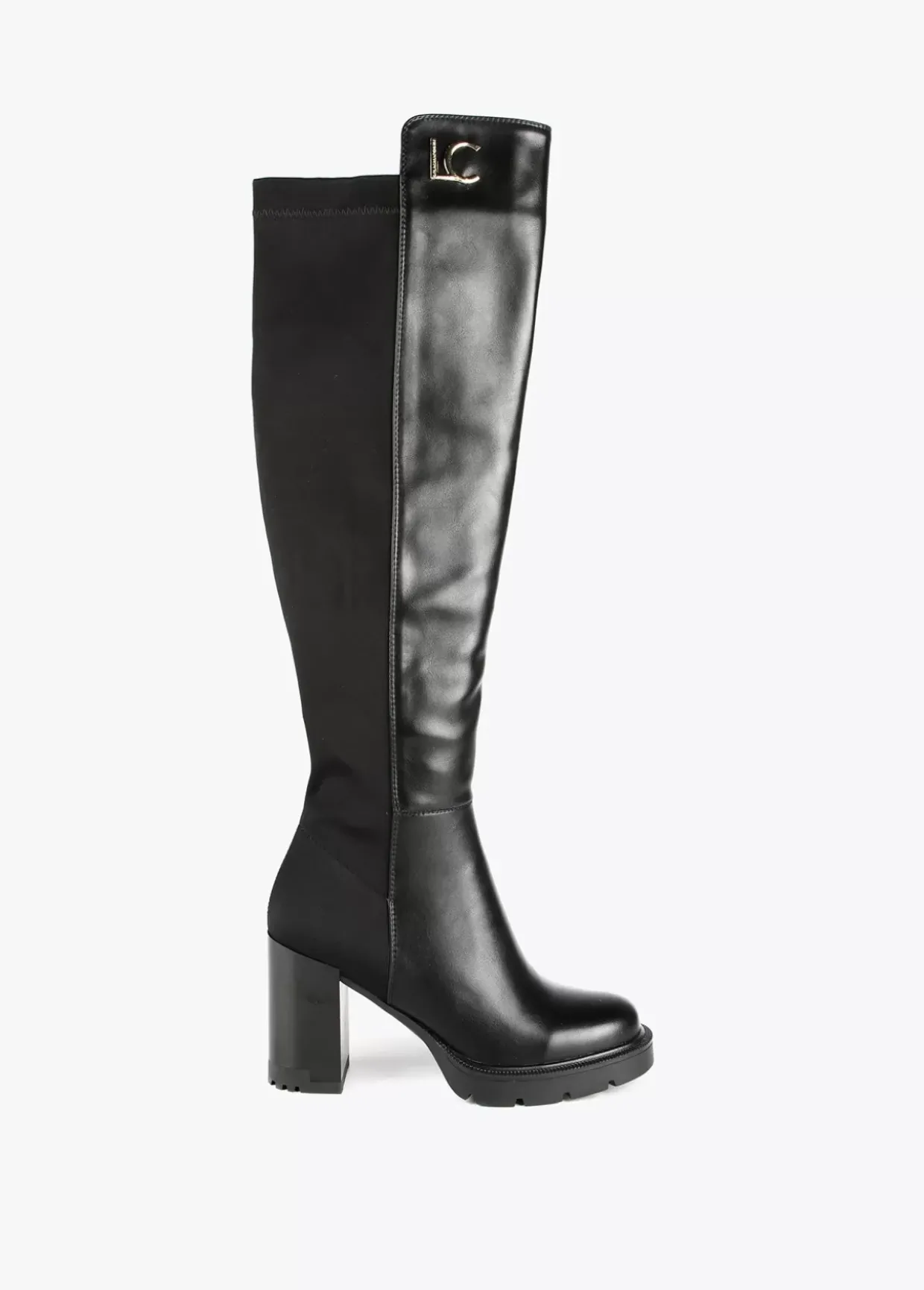 Bota mosquetera alta tacon | Calzado | Lola Casademunt