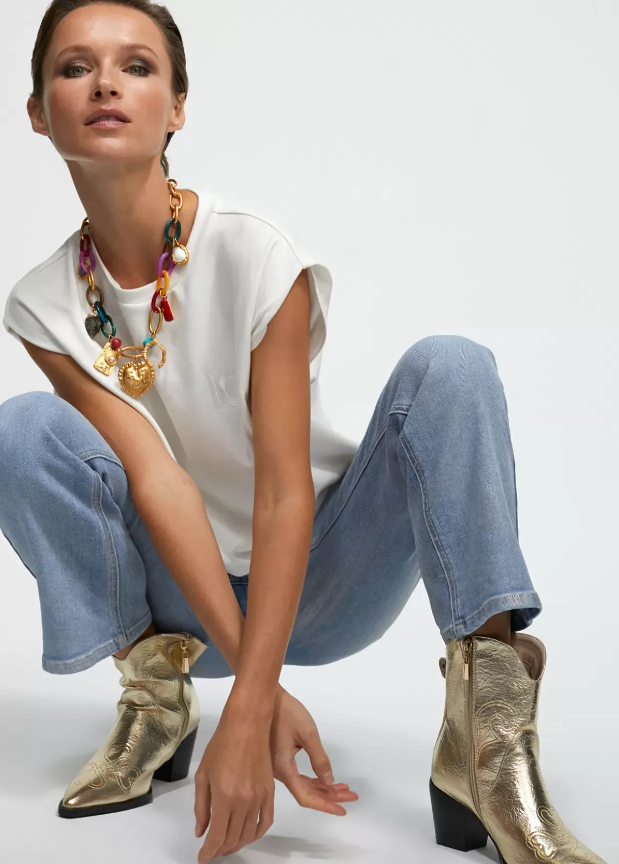 Botín estilo cowboy