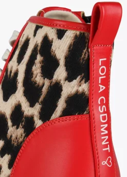 Botín plataforma estampado leopardo |  Calzado | Lola Casademunt