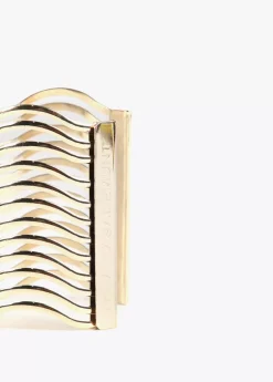 Brazalete ancho dorado