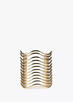 Brazalete ancho dorado