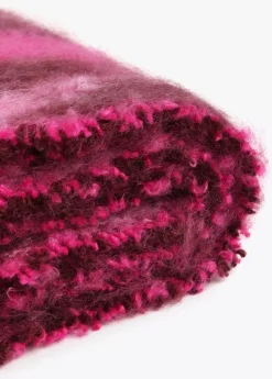 Bufanda animal print y flecos