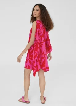 Caftan corto estampado