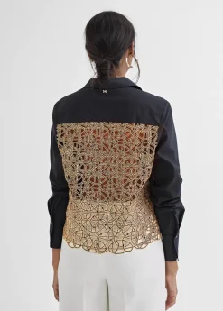 Camisa bordado fantasía