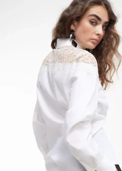 Camisa con encaje