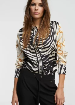 Camisa estampado zebra