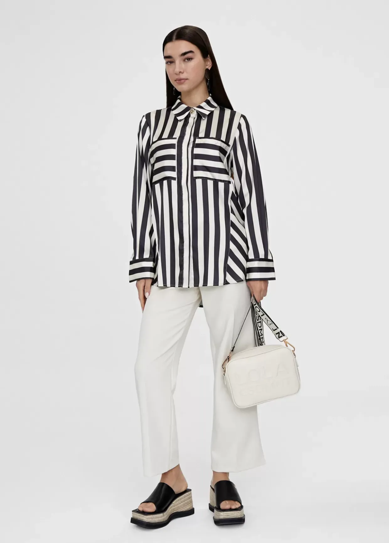 Camisa fluida de rayas