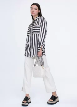 Camisa fluida de rayas