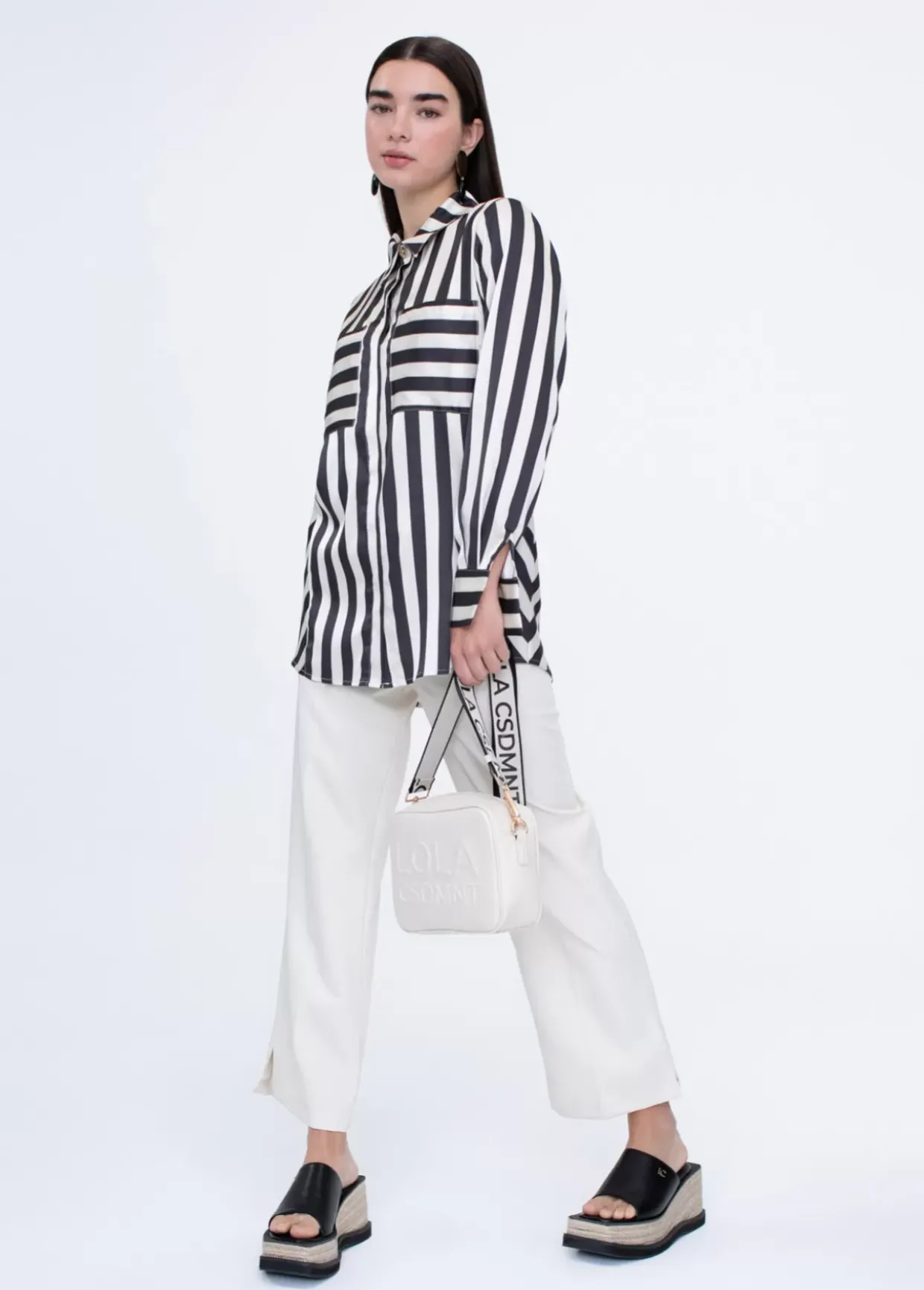 Camisa fluida de rayas