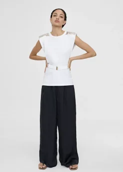 Camiseta con cinturón