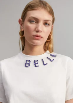 Camiseta detalle pedrería