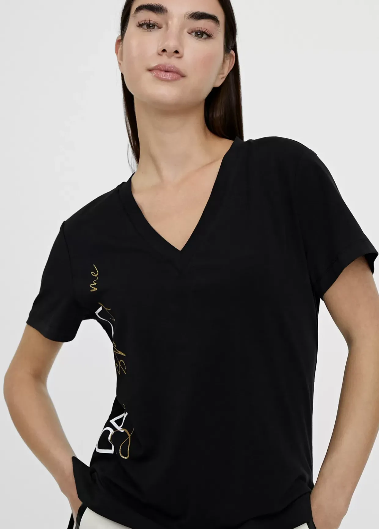 Camiseta posicionado letras