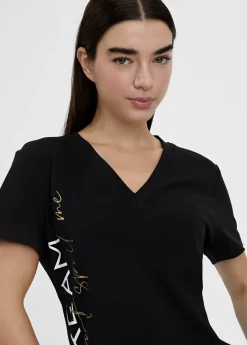 Camiseta posicionado letras