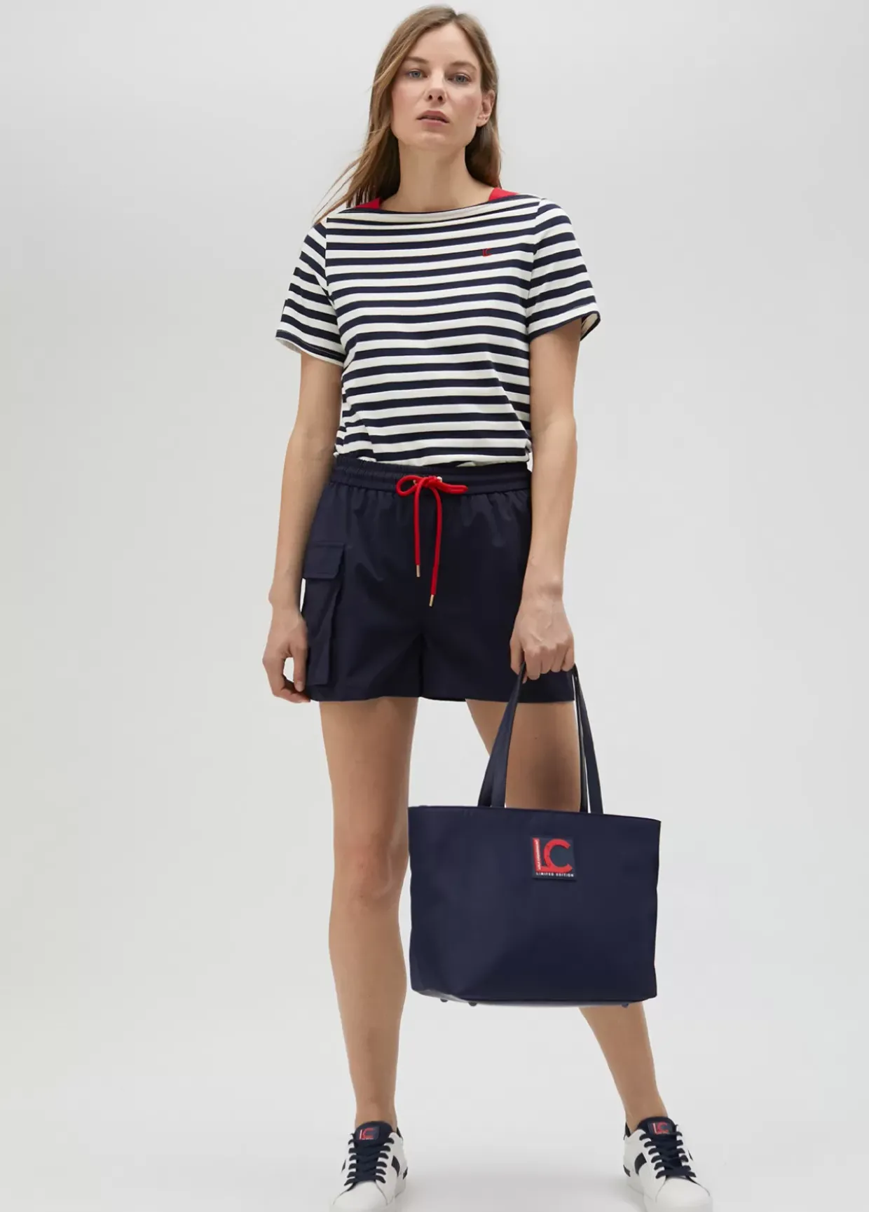 Camiseta rayas manga corta en algodón 100% - Lola Casademunt