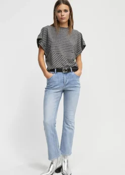 Camiseta rayas manga sisa