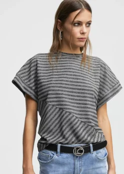 Camiseta rayas manga sisa