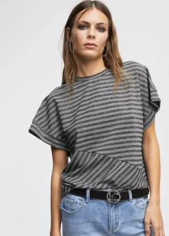 Camiseta rayas manga sisa