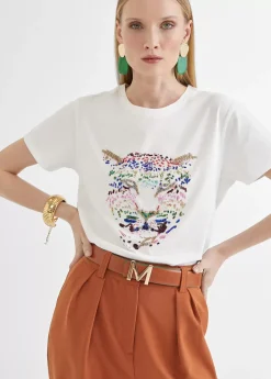 Camiseta tigre bordado