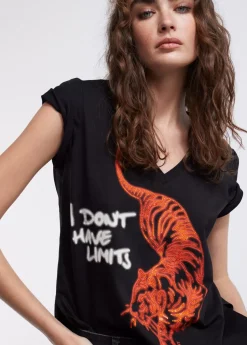 Camiseta tigre strass