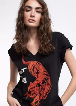 Camiseta tigre strass