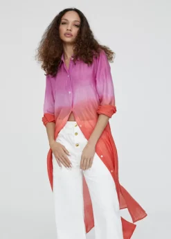 Camisola larga tie dye