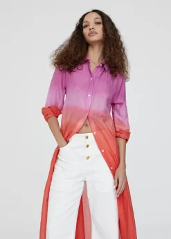 Camisola larga tie dye