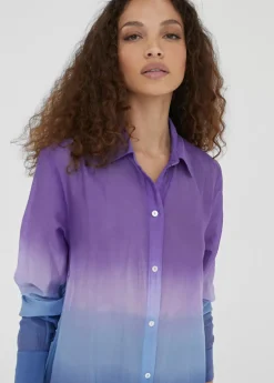 Camisola larga tie dye