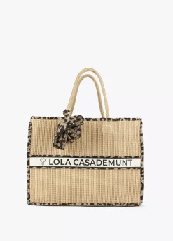 Capazo detalles animal print