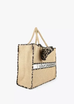 Capazo detalles animal print