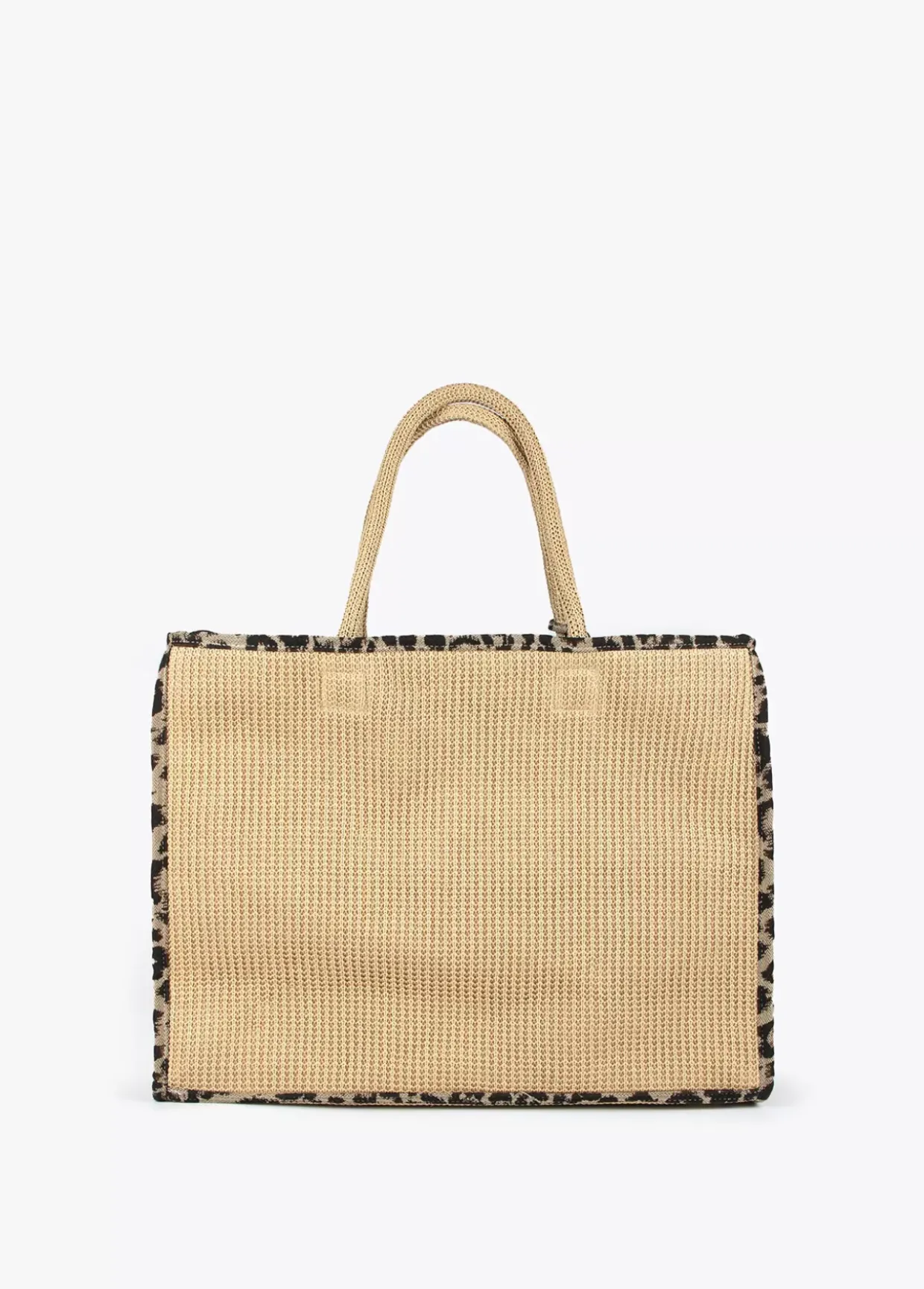 Capazo detalles animal print