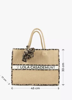 Capazo detalles animal print