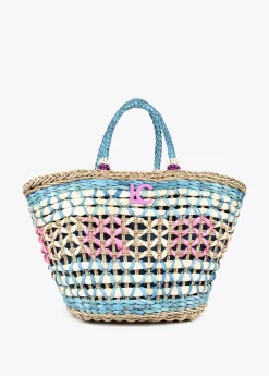 Capazo trenzado gométrico