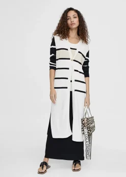 Cardigan punto de rayas