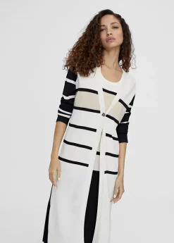 Cardigan punto de rayas
