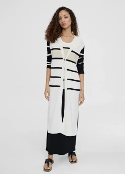 Cardigan punto de rayas