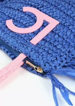 Cesto con logo a contraste