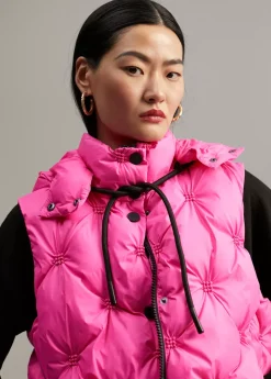 Chaleco acolchado animal print