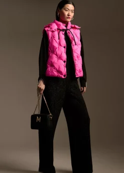 Chaleco acolchado animal print