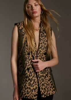 Chaleco animal print