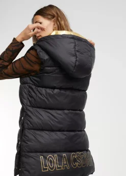 Chaleco detalles dorados