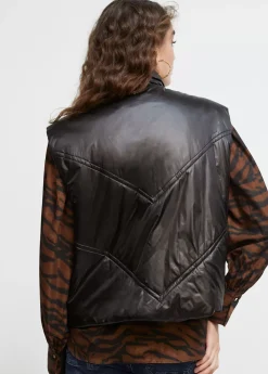 Chaleco efecto lentejuela