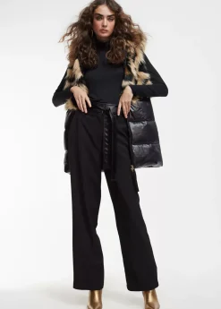 Chaleco pelo combinado